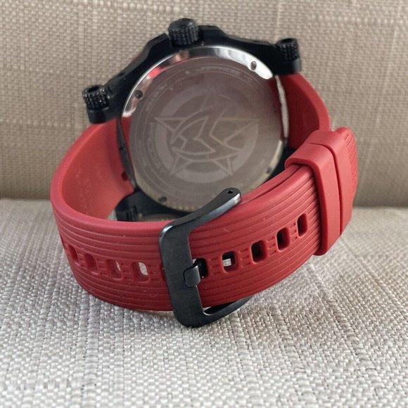 Meister Prodigy Men Wristwatch Multifunctional Quartz Analog Watch Red/Black - Picture 11 of 12